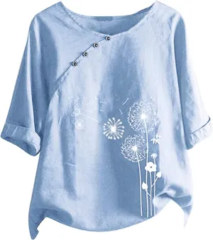 Womens Cotton Linen Tank Tops Cotton Long Sleeved Shirt Loose Embroidered Top 2025 Trendy Summer Retro Embroidered Boho