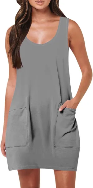 Womens Rompers Summer Casual Loose Sleeveless Overalls Spaghetti Strap Shorts Jumpsuit 2025 Beach Vacation Outfits