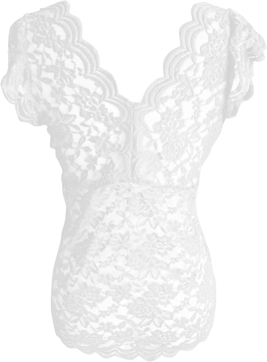 Women's Sleeveless Tops Lace Casual Loose Blouses Tank Shirts Deep Vneck Cap Sleeve Basic Tanks Top for Women