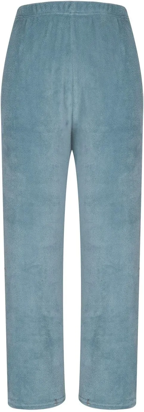 Women's Soft Plush Pajama Pants Cozy Fleece Pajama Bottom Trousers Flannel Sweatpants Home Lounge Sleep Pants