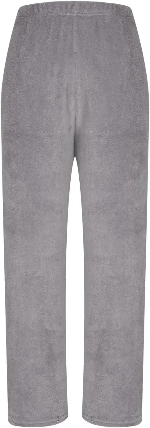 Women's Soft Plush Pajama Pants Cozy Fleece Pajama Bottom Trousers Flannel Sweatpants Home Lounge Sleep Pants