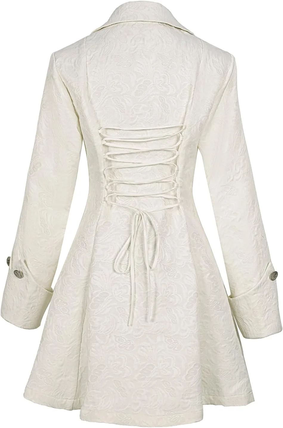 Women's Steampunk Thin Jacket Gothic Victorian Mid-century Vintage Lace-trimmed jacket