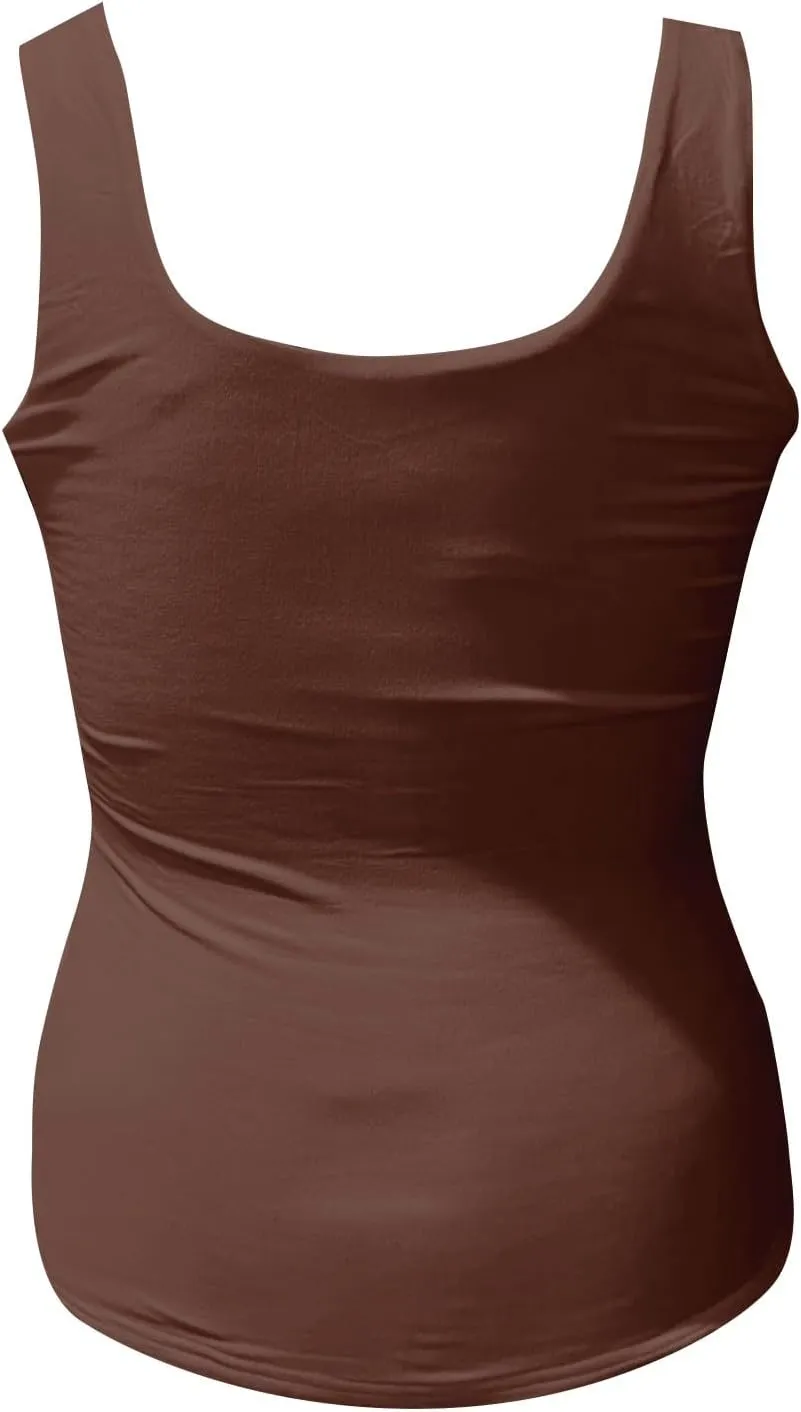 Womens Tank Tops 2025 Square Neck Sleeveless Crop Tee Shirts Summer Going Out Tops Basic Tees Blouses Outfits