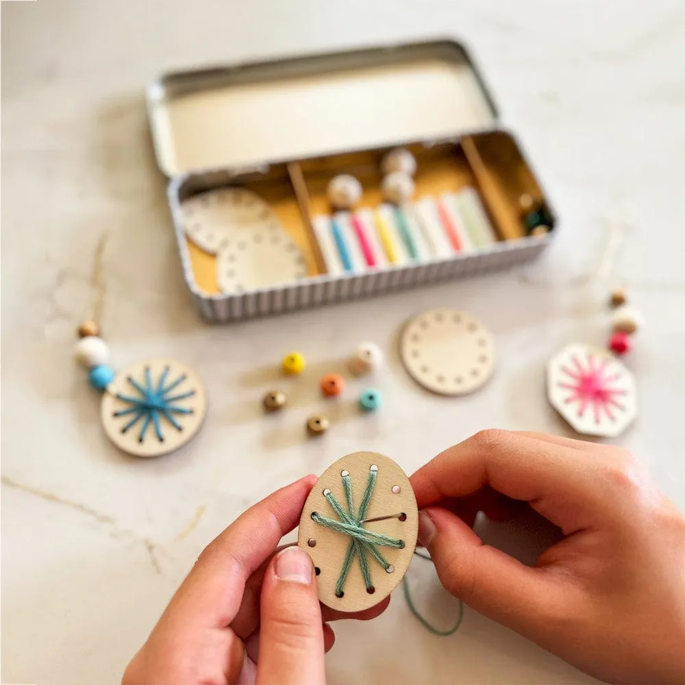 Woven Snowflake Decoration Kit by Cotton Twist
