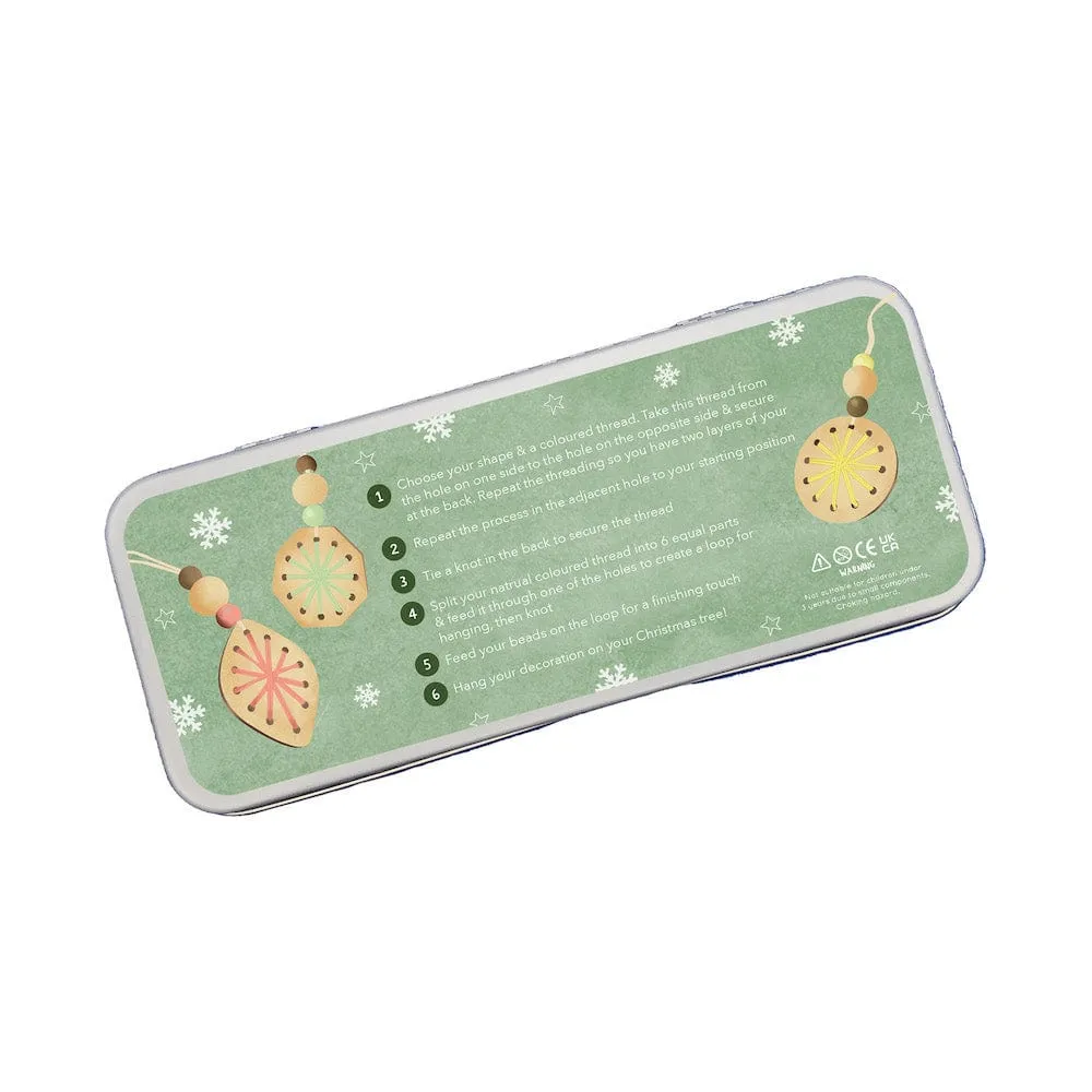 Woven Snowflake Decoration Kit by Cotton Twist