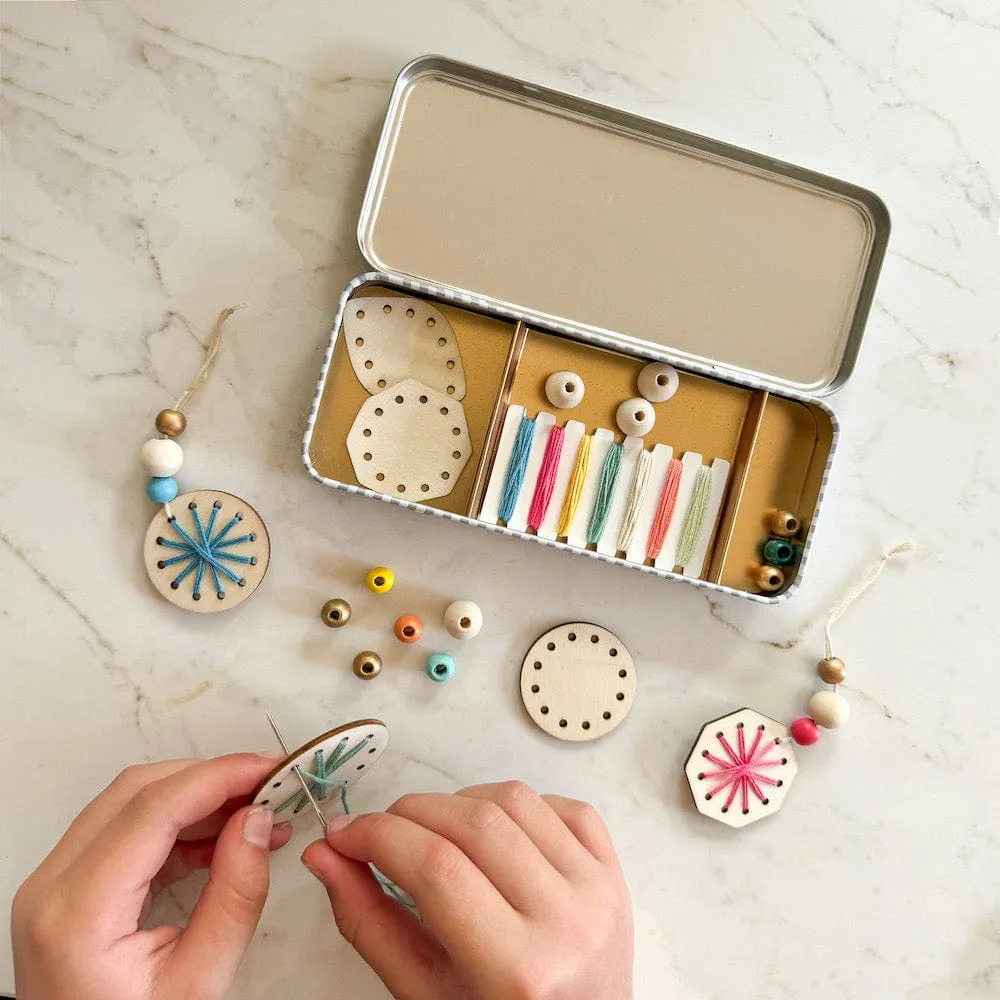 Woven Snowflake Decoration Kit by Cotton Twist