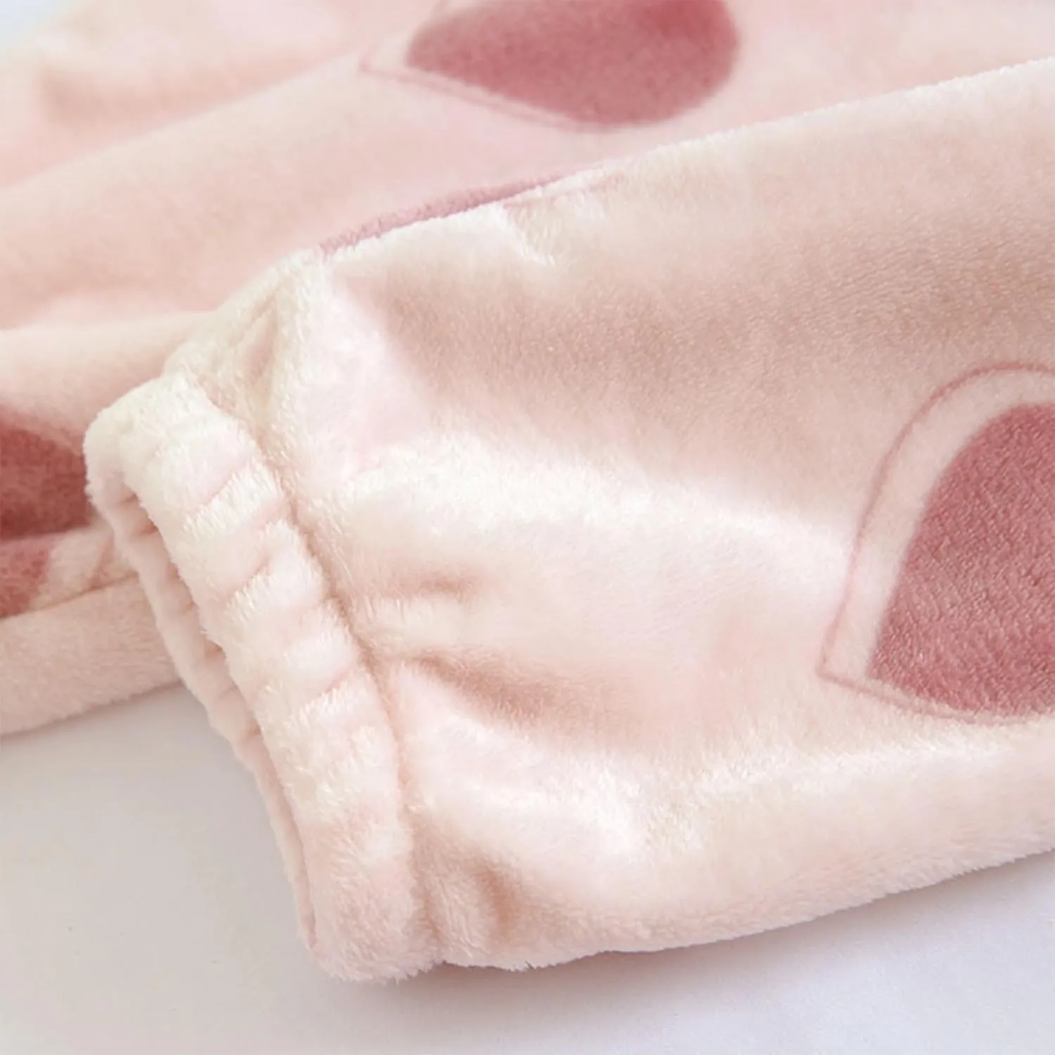 Xiaojmake Fuzzy Pajama Pants for Women Heart Print Comfy Lounge Sleep Pants Fleece Sherpa Lined Baggy Home Pant with Pokcets