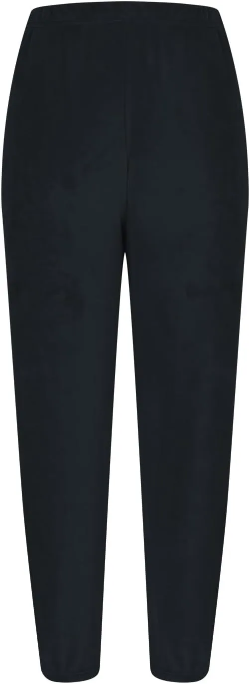 Xiaojmake Women Plus Size Cozy Flannel Pant Fluffy Pajama Pants Fuzzy Fleece Cozy Lounge Pants Winter Warm Cotton Pj Bottoms