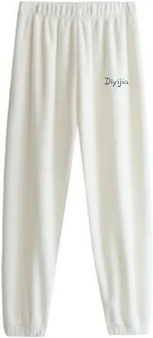 Xiaojmake Women Plus Size Cozy Flannel Pant Fluffy Pajama Pants Fuzzy Fleece Cozy Lounge Pants Winter Warm Cotton Pj Bottoms